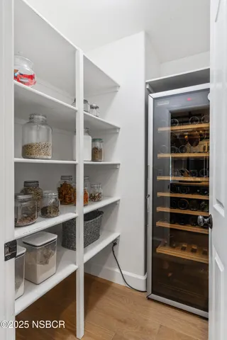 a room with storage and utility