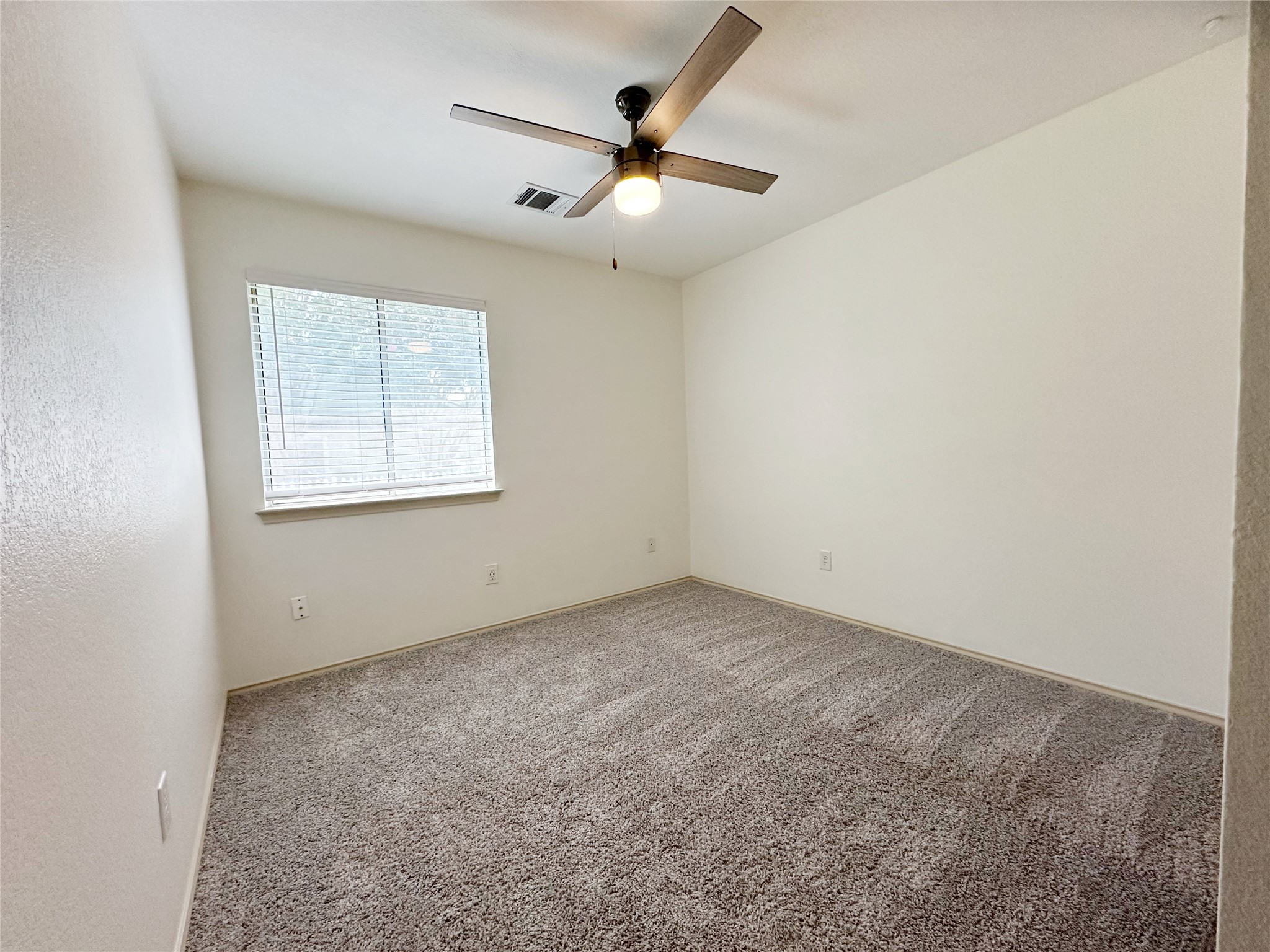 4500 Mather Kyle, TX 78640 - Photo 13 of 14 an empty room with a chandelier fan and windows