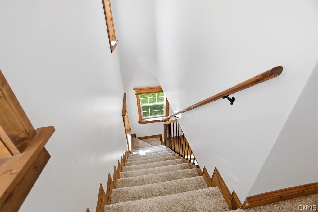 1521 Gunbarrel Road Van Buren, NY 13027 - Photo 32 of 49 Stairway to second level
