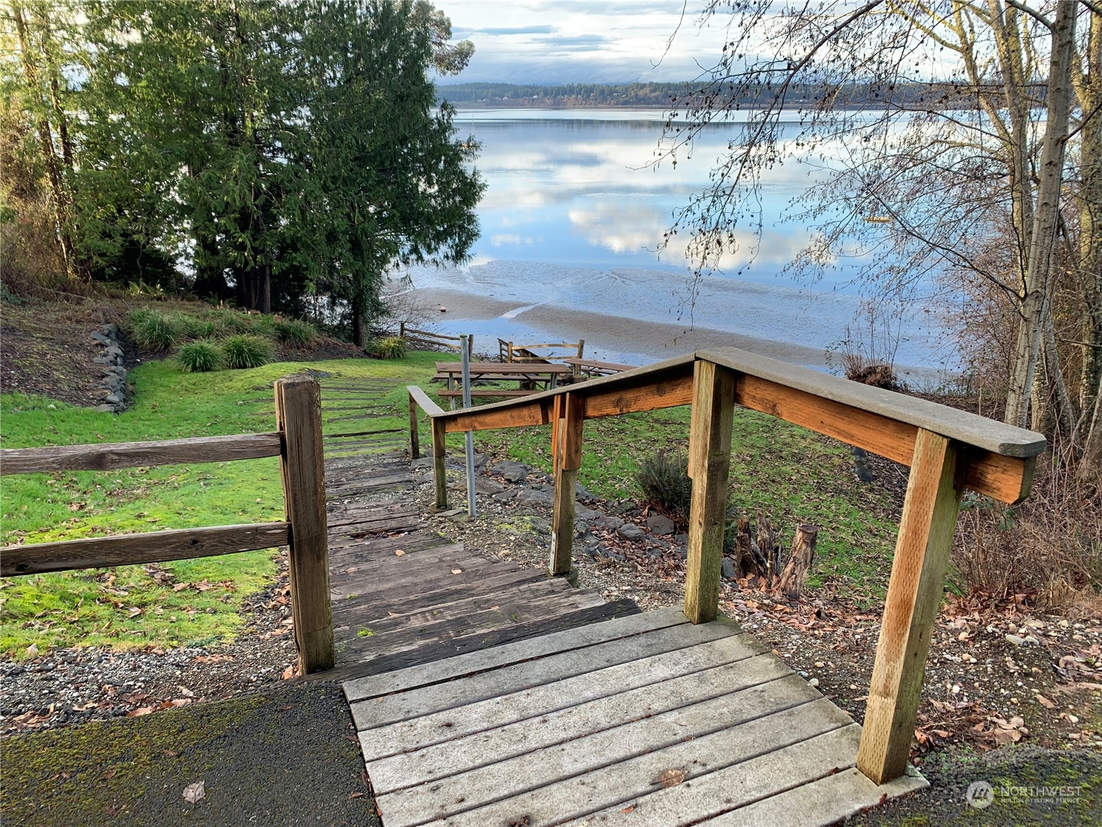 73 Raft Island Drive Northwest Gig Harbor, WA 98335 - Photo 39 of 40 a view of a porch with a yard