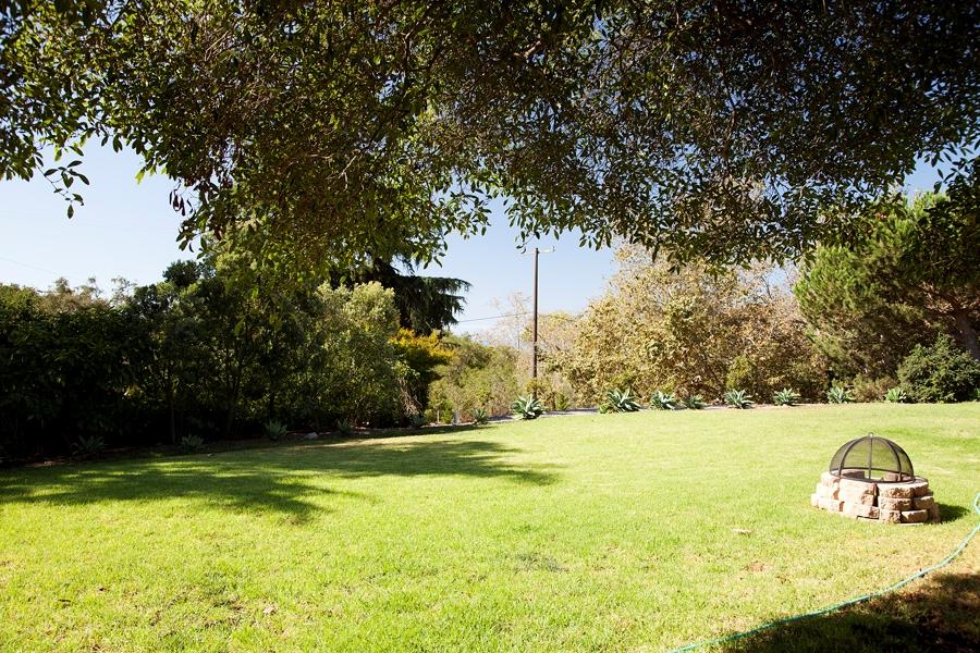 455 Toro Canyon Road Montecito, CA 93108 - Photo 17 of 17 a view of yard with swimming pool and trees in the background