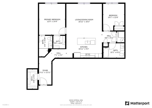 $3,600 | 121 34th Street, Unit 614, Union City, NJ 07087