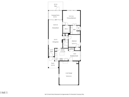 a picture of a bench in front of door