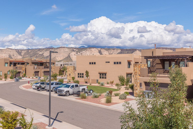 4845 Fishers Is Way St. George, UT 84770 - Photo 33 of 41 View of building exterior with a mountain view