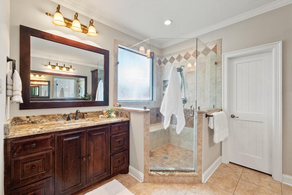 2111 Castle View Road Mansfield, TX 76063 - Photo 21 of 39 Large walk-in shower and great closet