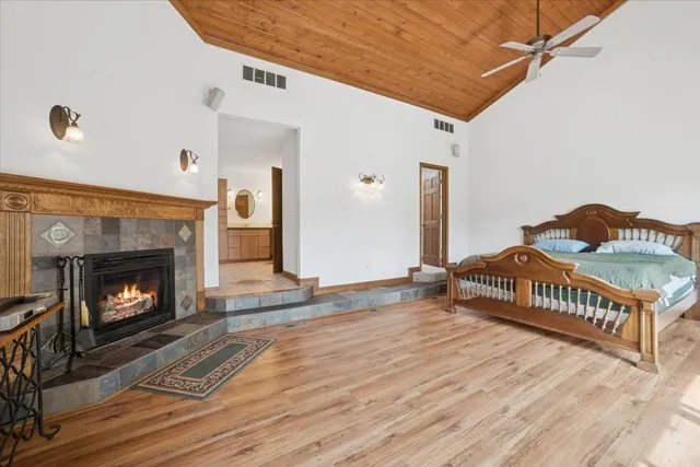 a view of a deck with a yard