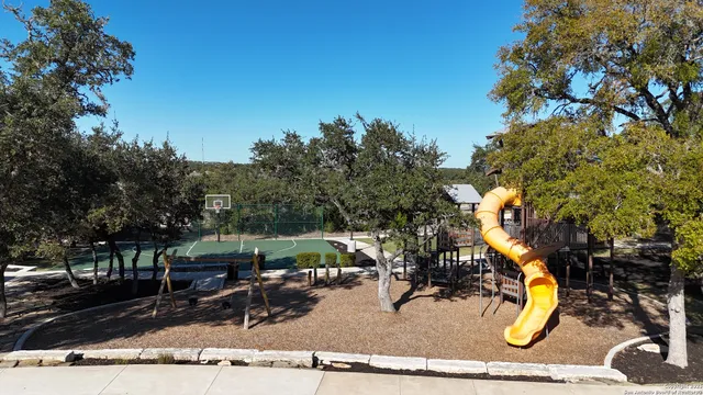 a view of outdoor space with seating