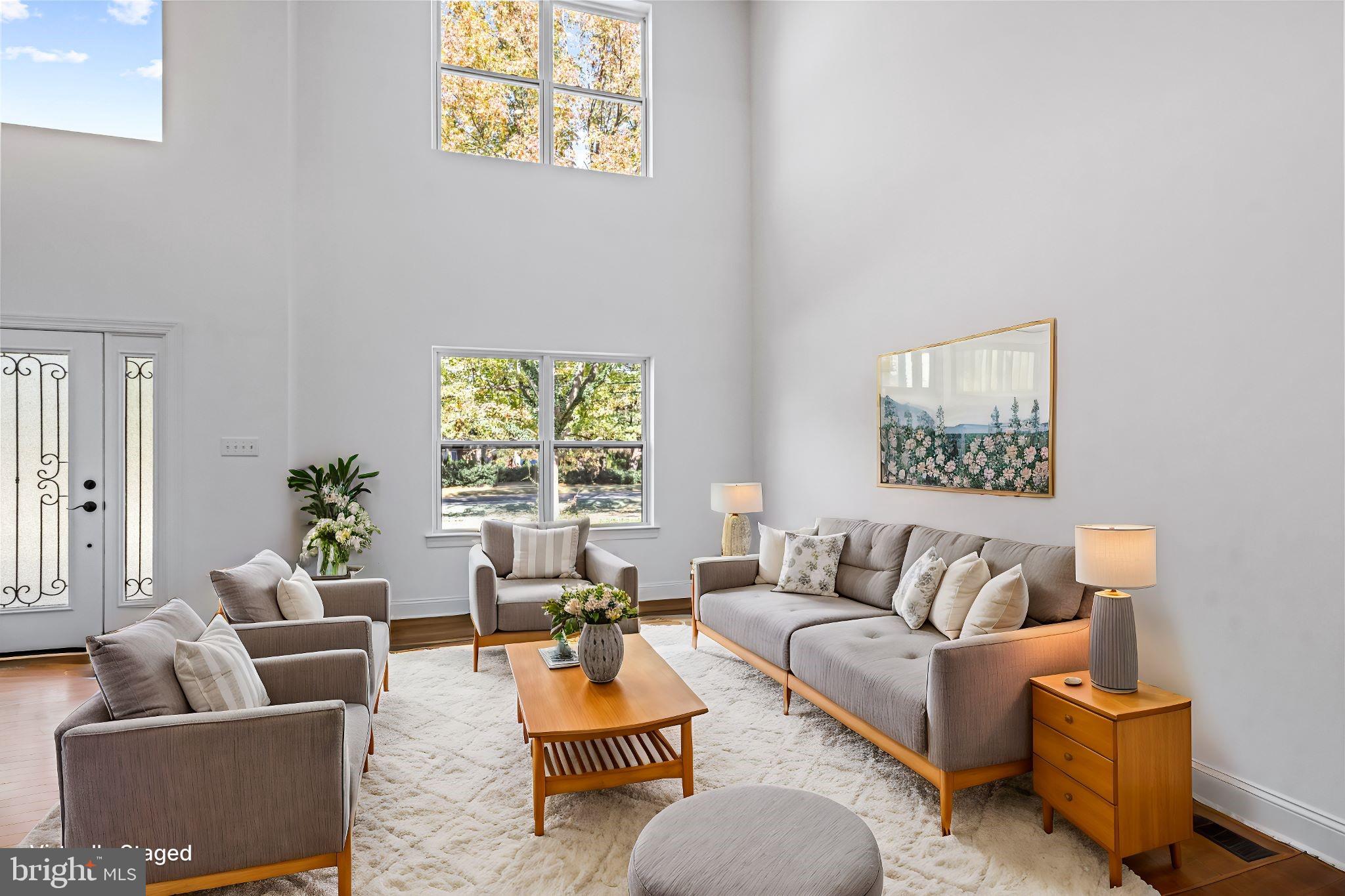 147 A Rocktown Road Ringoes, NJ 08551 - Photo 17 of 49 a living room with furniture and a large window