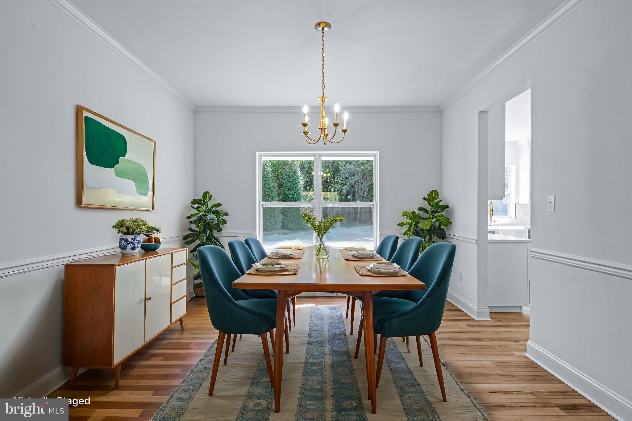 147 A Rocktown Road Ringoes, NJ 08551 - Photo 18 of 49 a view of a dining room with furniture window and wooden floor