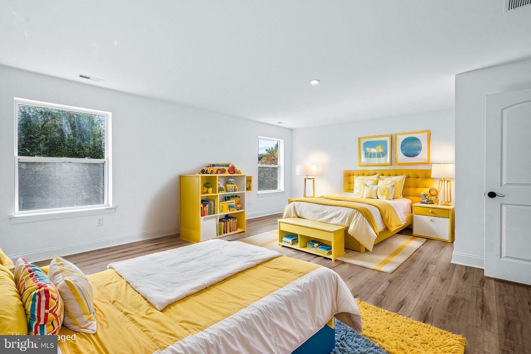 147 A Rocktown Road Ringoes, NJ 08551 - Photo 25 of 49 a bedroom with a bed and wooden floor