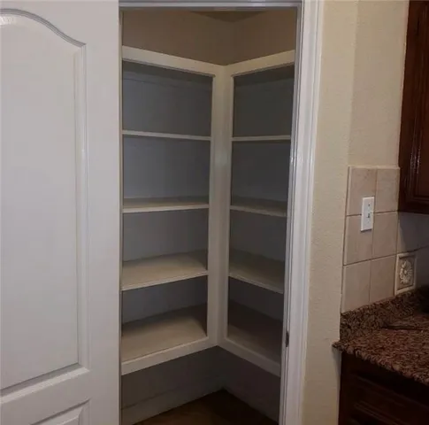 a view of walk in closet