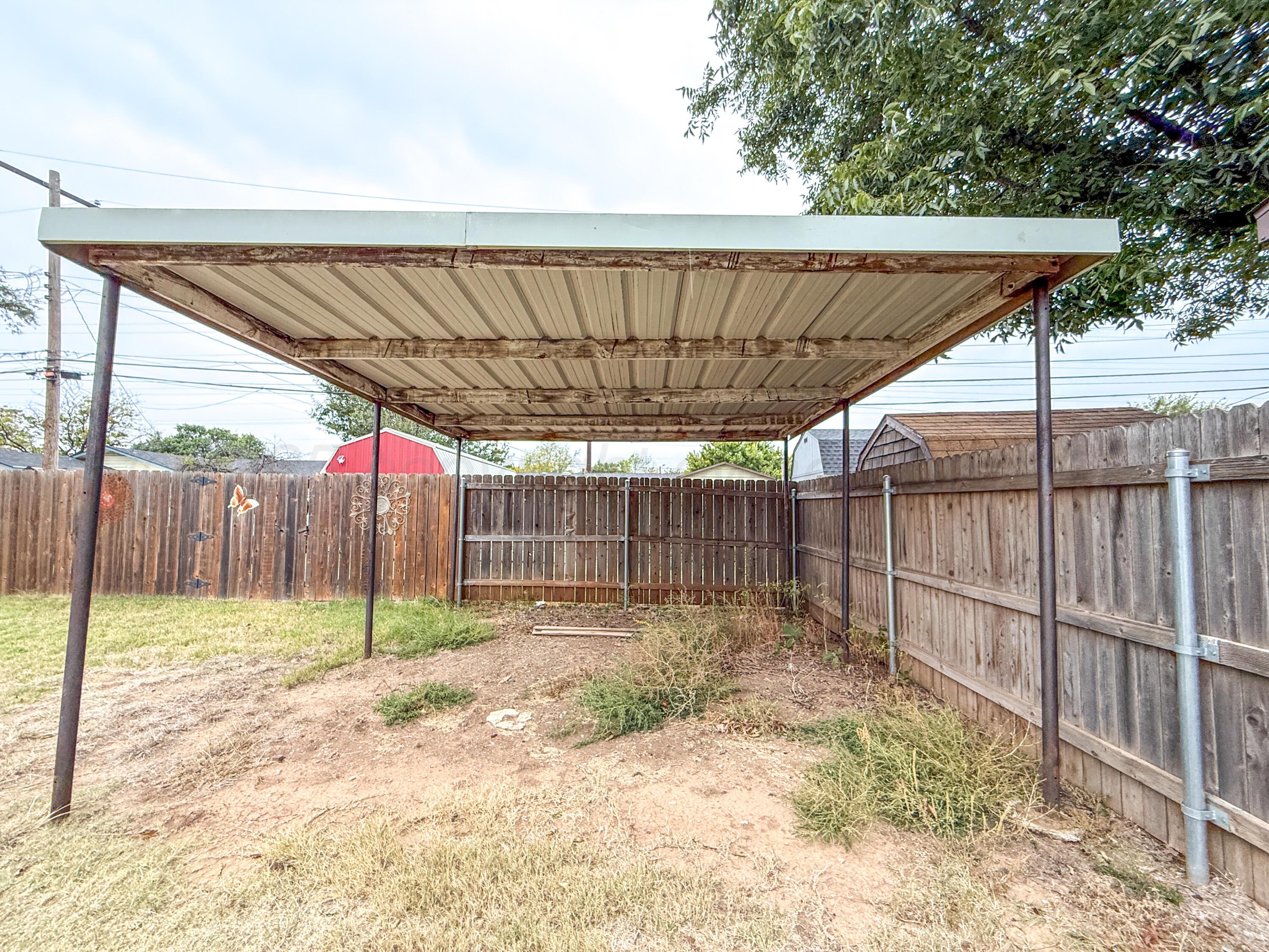 4708 South Bryan Street Amarillo, TX 79110 - Photo 17 of 18 covered car port