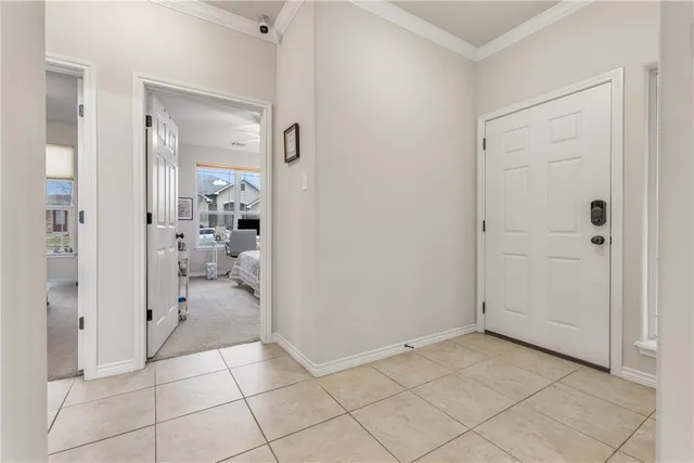 a view of a bathroom with a glass door shower