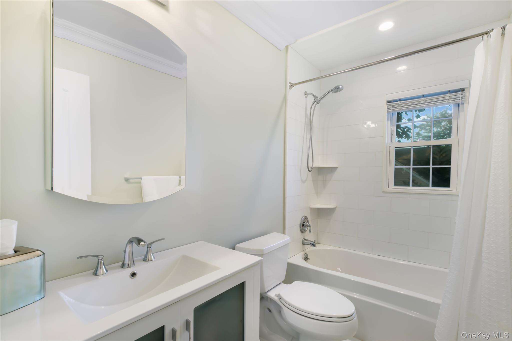1945 Byron Road Merrick, NY 11566 - Photo 12 of 17 a bathroom with a sink toilet and shower