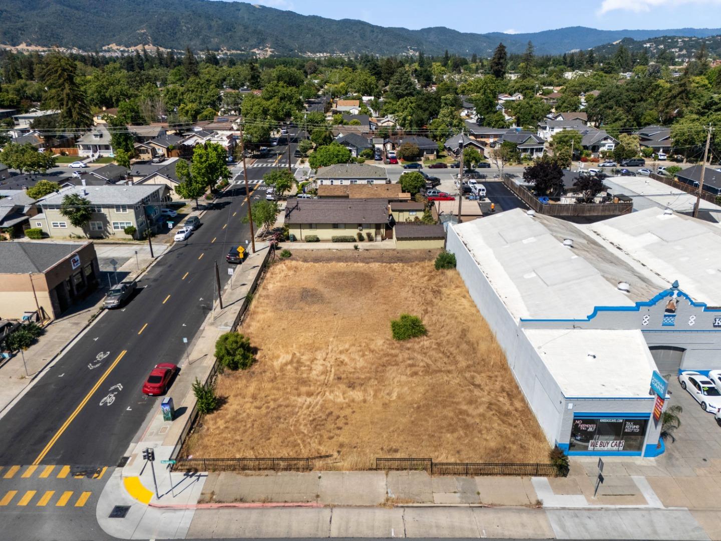 7711 Monterey Road Gilroy, CA 95020 - Photo 3 of 7 an aerial view of a house with a swimming pool