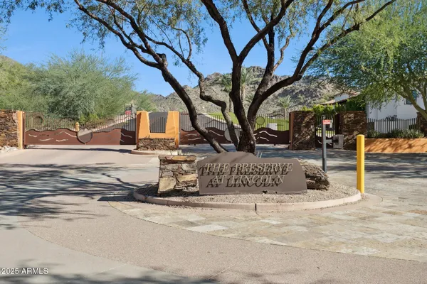 a view of a park with trees