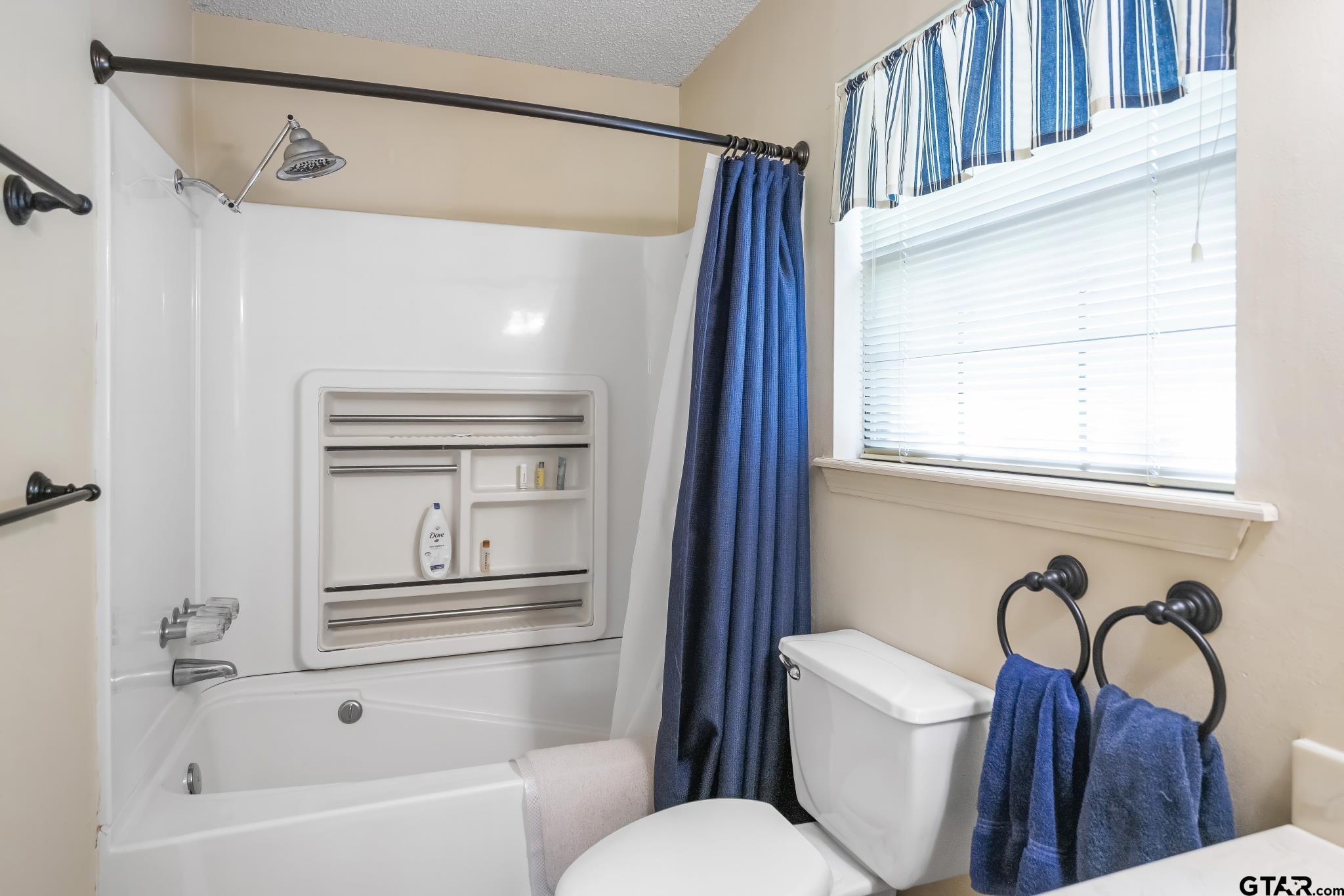 944 Clear Water Trail Holly Lake Ranch, TX 75765 - Photo 20 of 46 a bathroom with a toilet a sink and a bathtub