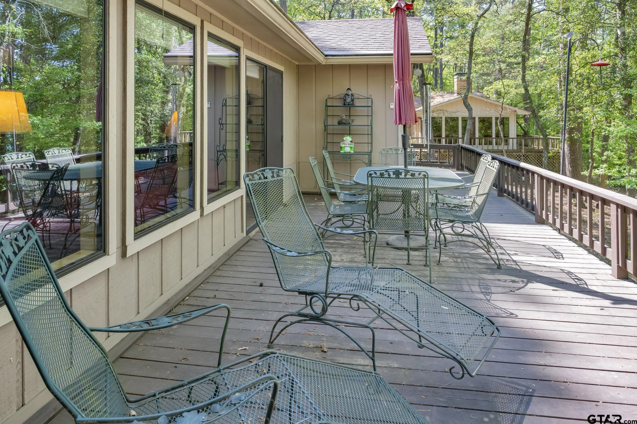 944 Clear Water Trail Holly Lake Ranch, TX 75765 - Photo 24 of 46 a view of balcony with furniture