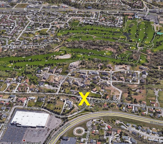 1360 Carterville Road Orem, UT 84097 - Photo 39 of 40 Aerial map of property and surrounding area