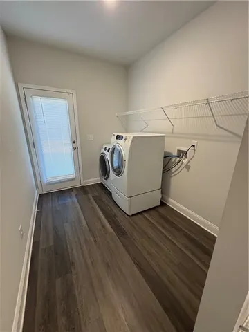 a view of empty room with windows