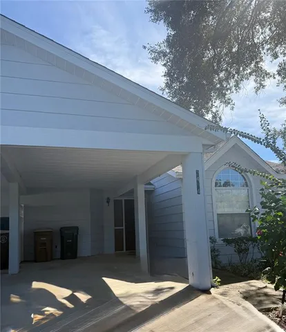 a view of a house with a space