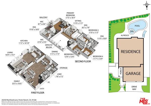 $1,549,000 | 20250 Wynfreed Lane, Porter Ranch, CA 91326