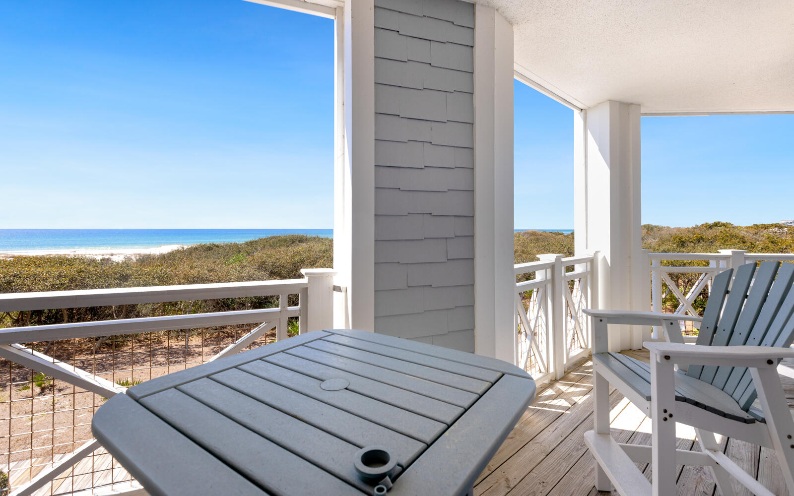 100 Bridge Lane, Unit 214C Inlet Beach, FL 32461 - Photo 23 of 54 a view of roof deck with seating space and city view