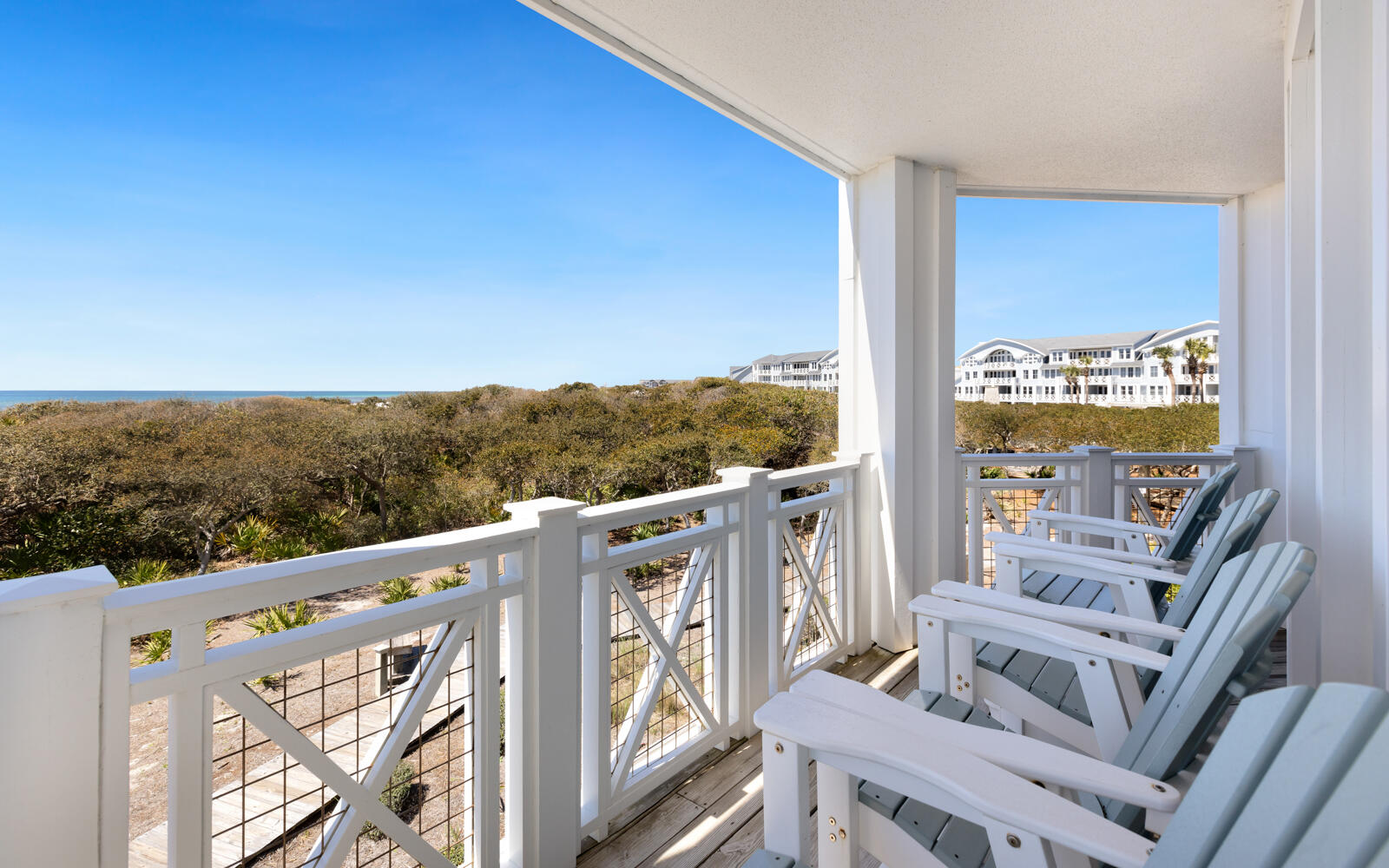 100 Bridge Lane, Unit 214C Inlet Beach, FL 32461 - Photo 25 of 54 a view of balcony with furniture