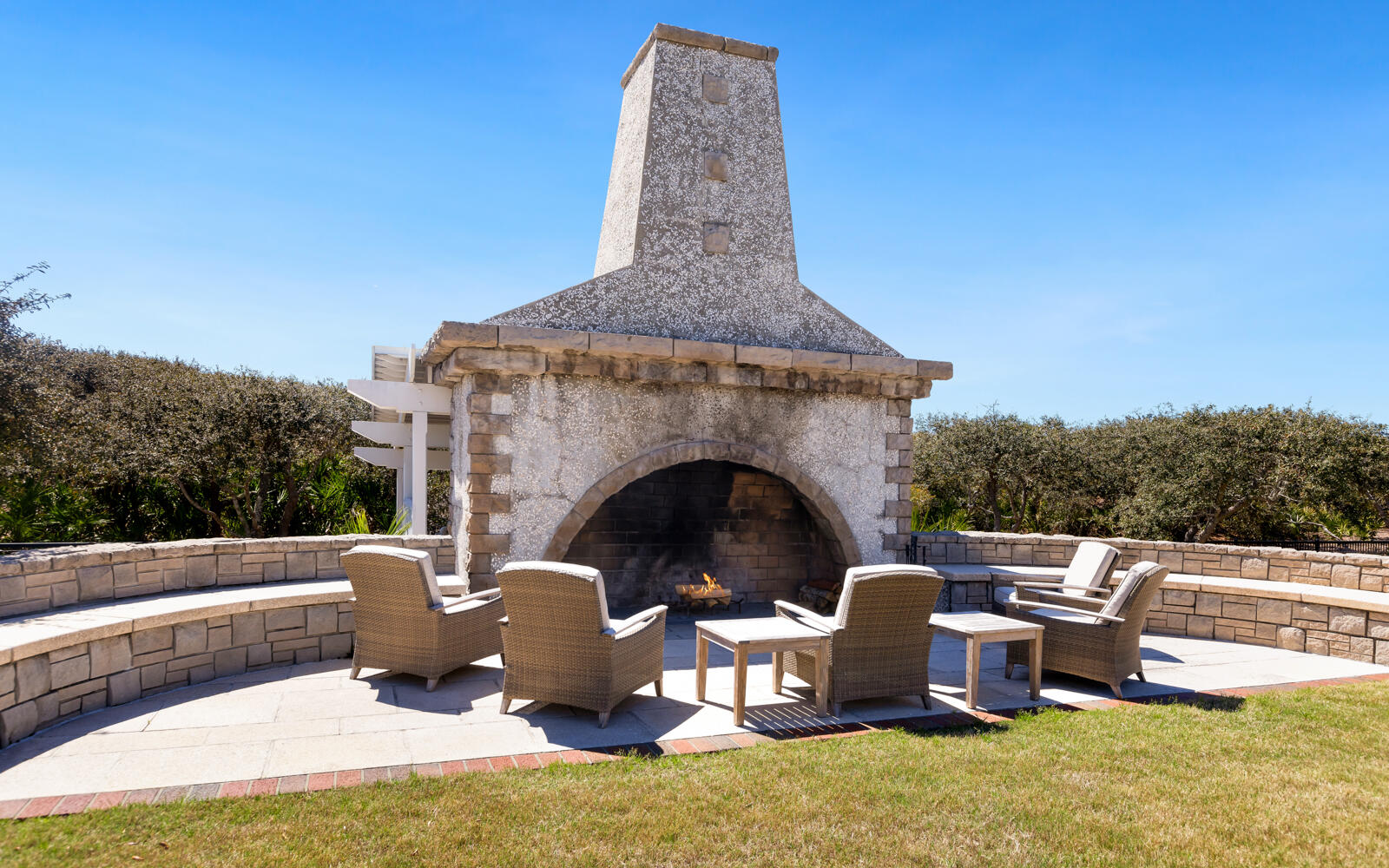 100 Bridge Lane, Unit 214C Inlet Beach, FL 32461 - Photo 47 of 54 a view of a chairs and table in the patio