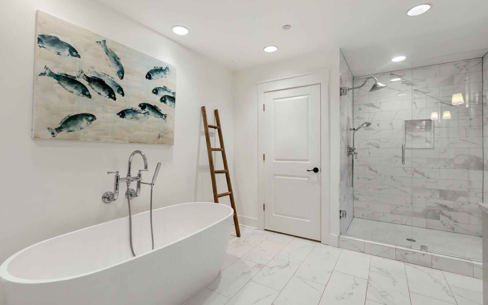 100 Bridge Lane, Unit 214C Inlet Beach, FL 32461 - Photo 5 of 54 a bathroom with a bathtub and a shower