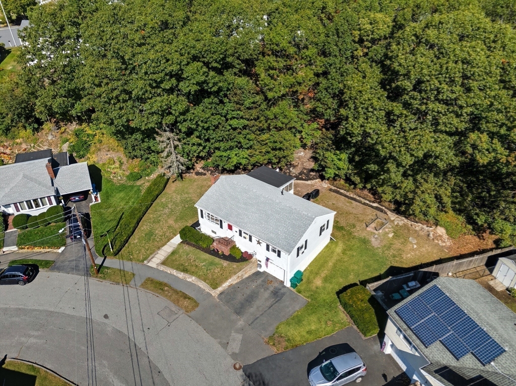 35 Oak Ridge Circle Lynn, MA 01904 - Photo 34 of 37 an aerial view of a house with yard swimming pool and outdoor seating