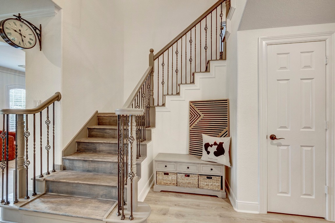2600 Silverstone Way Conroe, TX 77304 - Photo 10 of 49 a view of entryway and hall with wooden floor