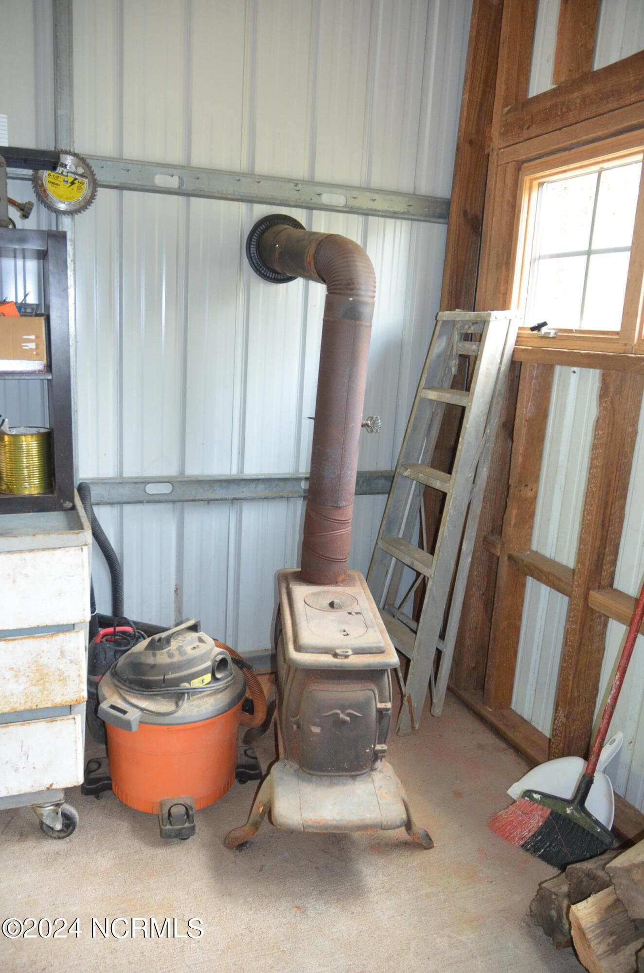 460 Jones Chapel Road Norlina, NC 27563 - Photo 50 of 63 Wood burning stove in workshop