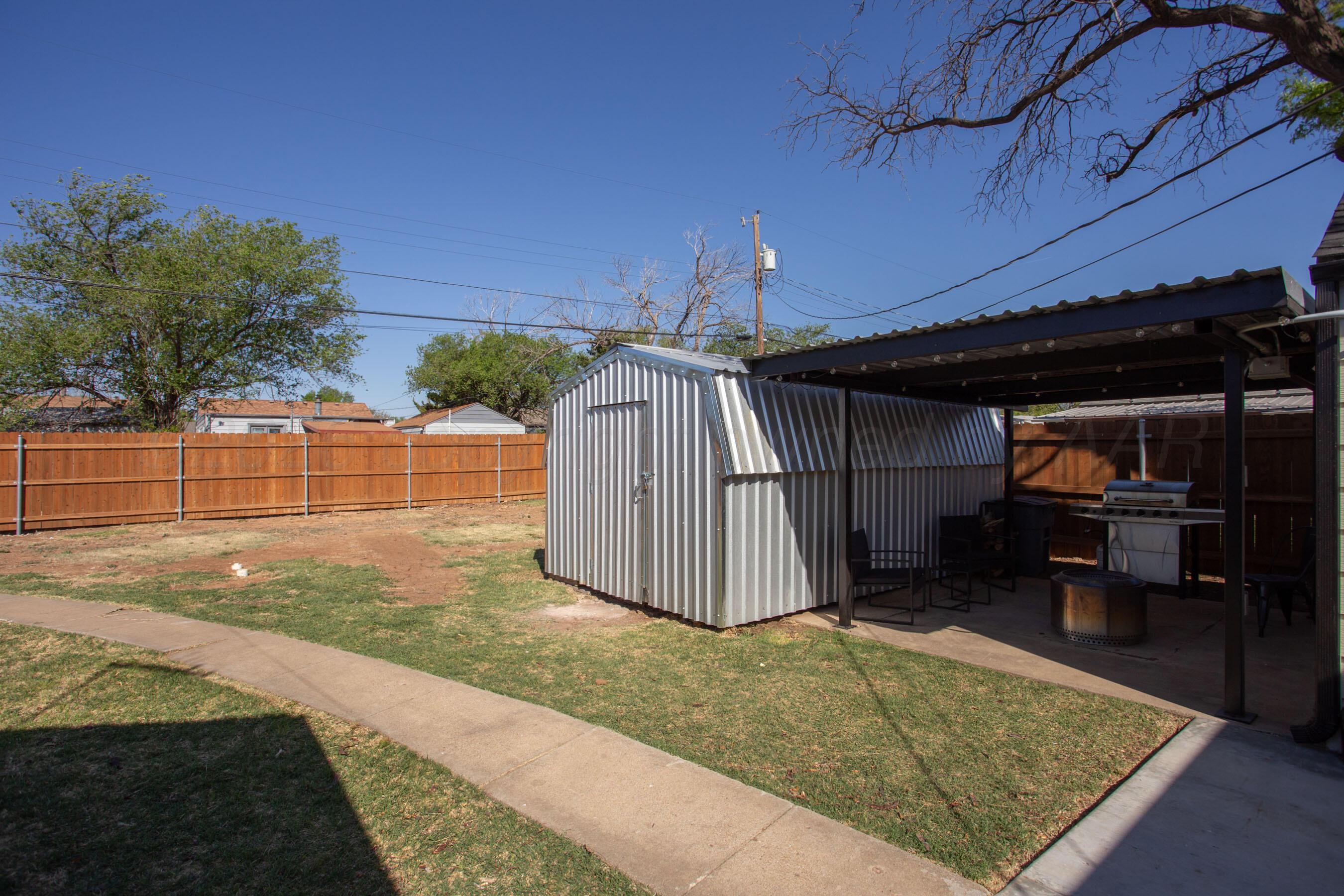 4612 Cline Road Amarillo, TX 79110 - Photo 29 of 40 Back Yard