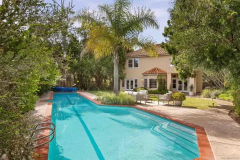 a aerial view of a house