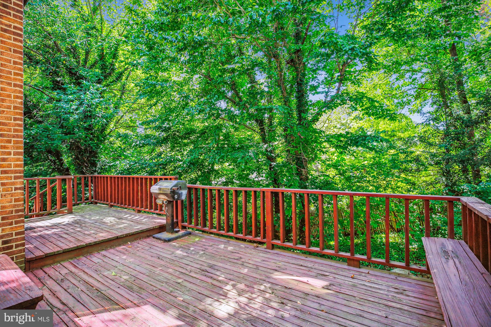 7922 Springer Road Bethesda, MD 20817 - Photo 51 of 58 Large Deck with a Gas Line for Grilling