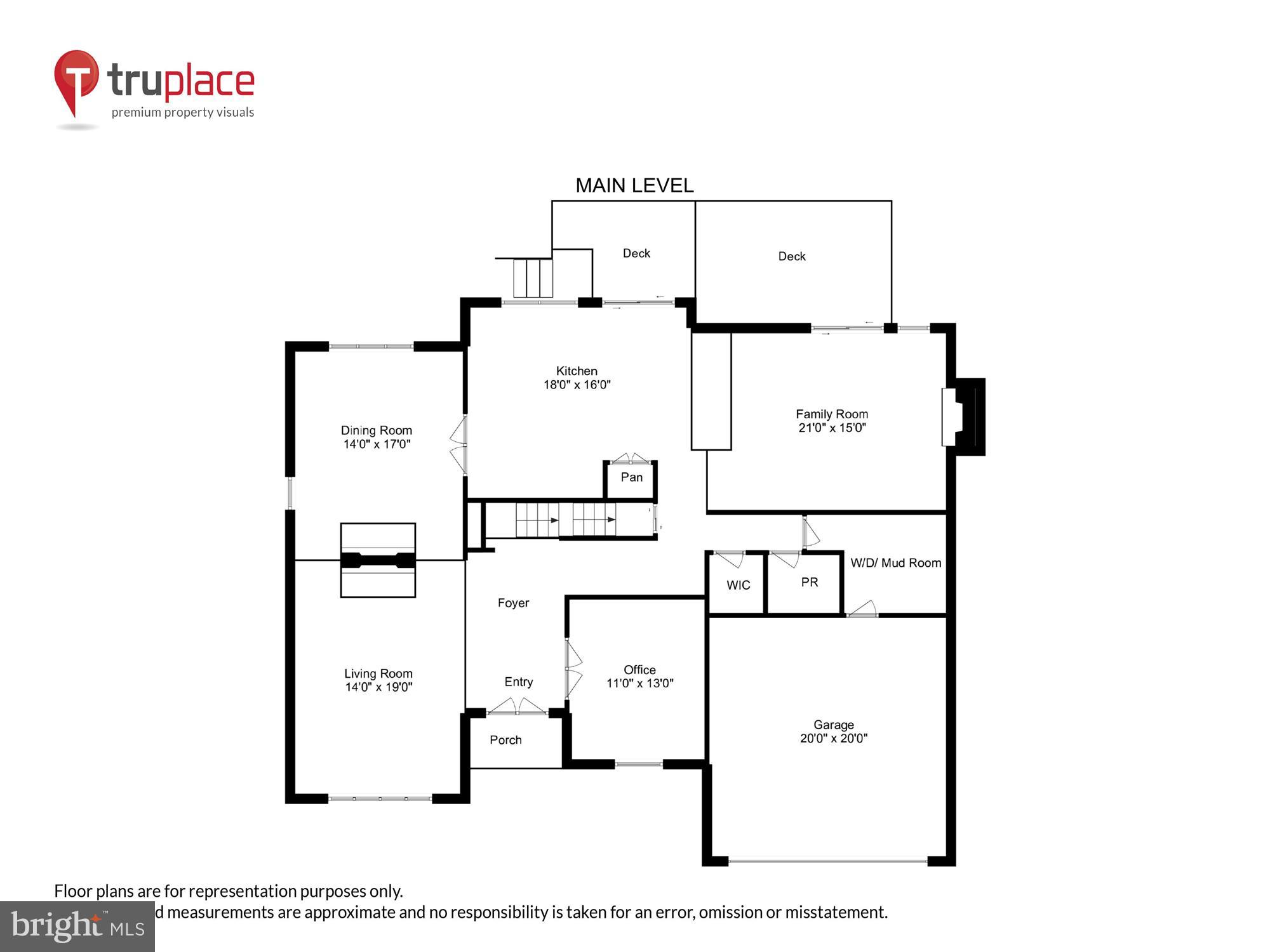 7922 Springer Road Bethesda, MD 20817 - Photo 56 of 58 Main Level Floor Plan
