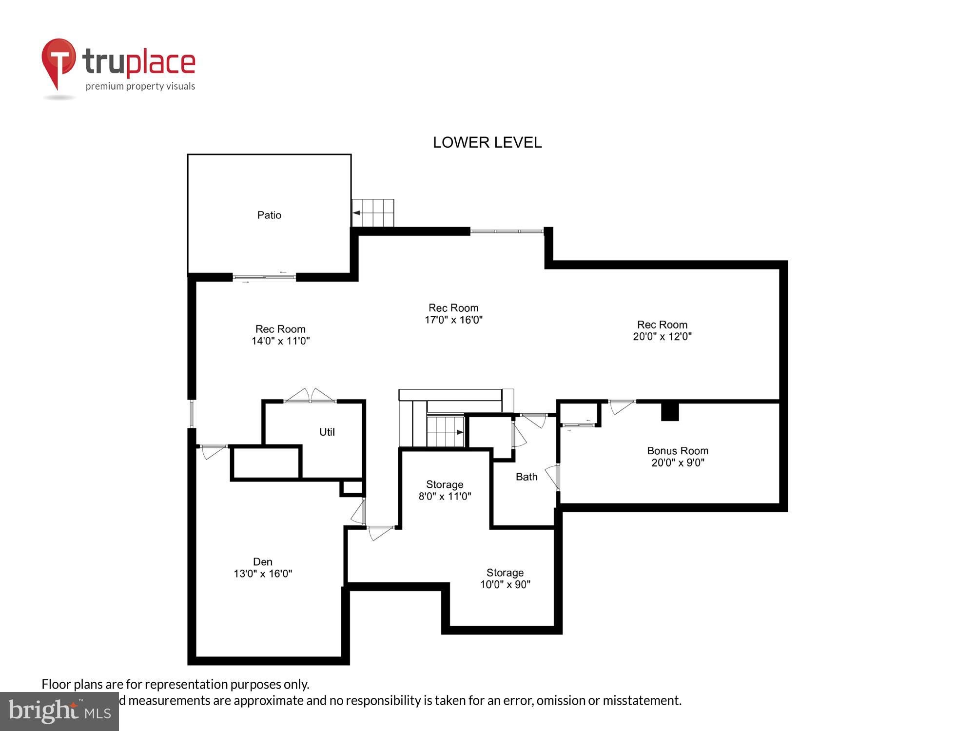 7922 Springer Road Bethesda, MD 20817 - Photo 58 of 58 Lower Level Floor Plan