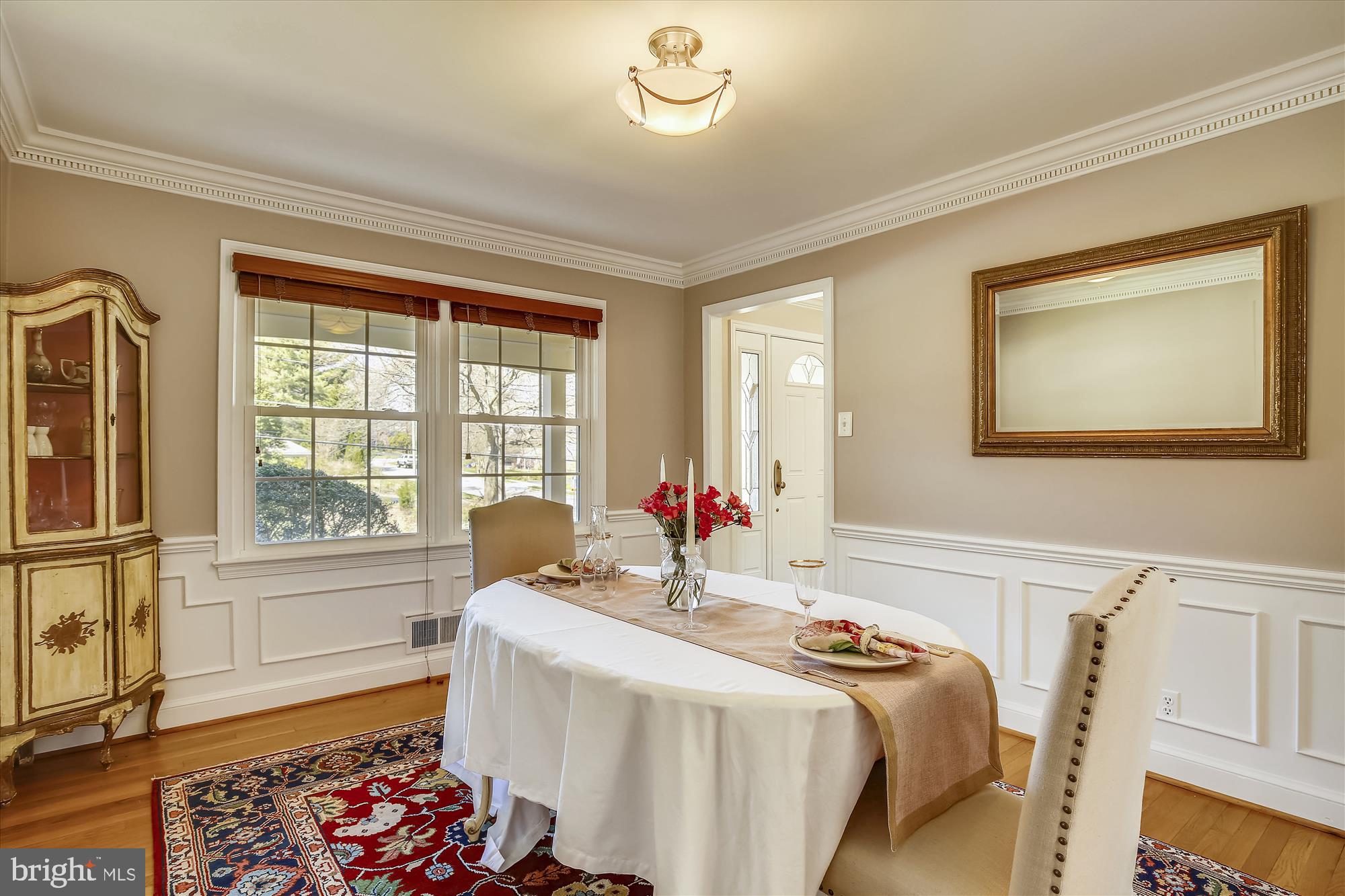 7107 Devonshire Road Alexandria, VA 22307 - Photo 12 of 42 Large formal dining room just off the kitchen