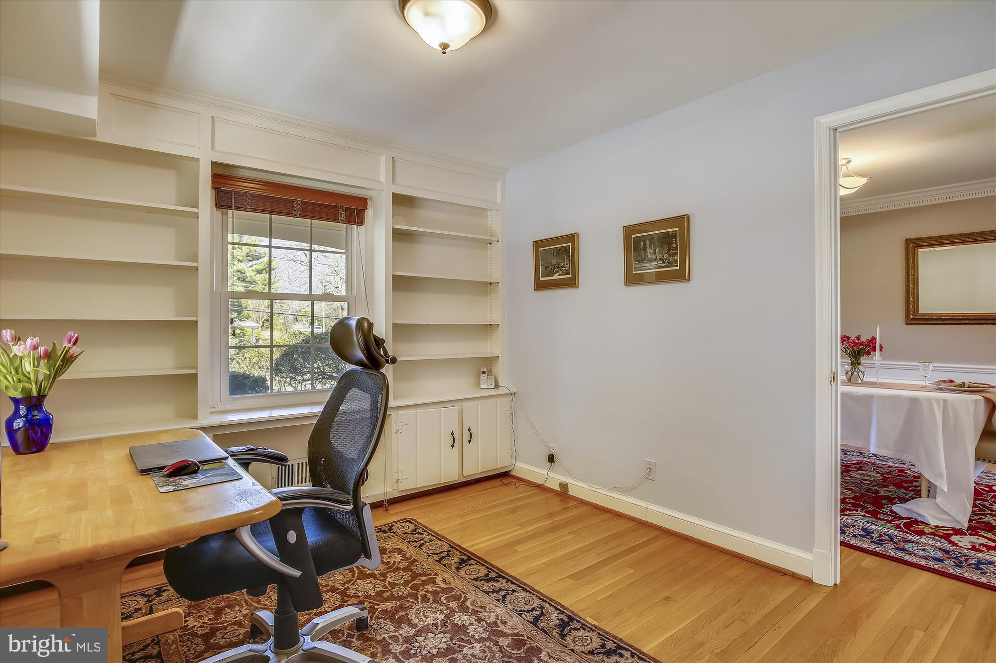 7107 Devonshire Road Alexandria, VA 22307 - Photo 16 of 42 Office/studio on main lvl w/ built-ins