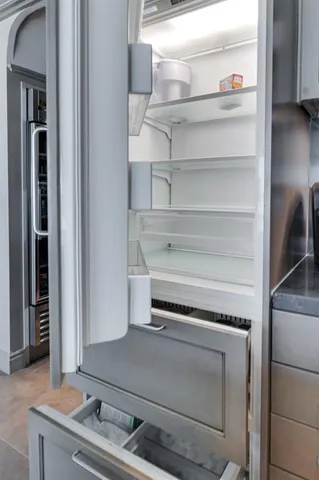 a close view of closet