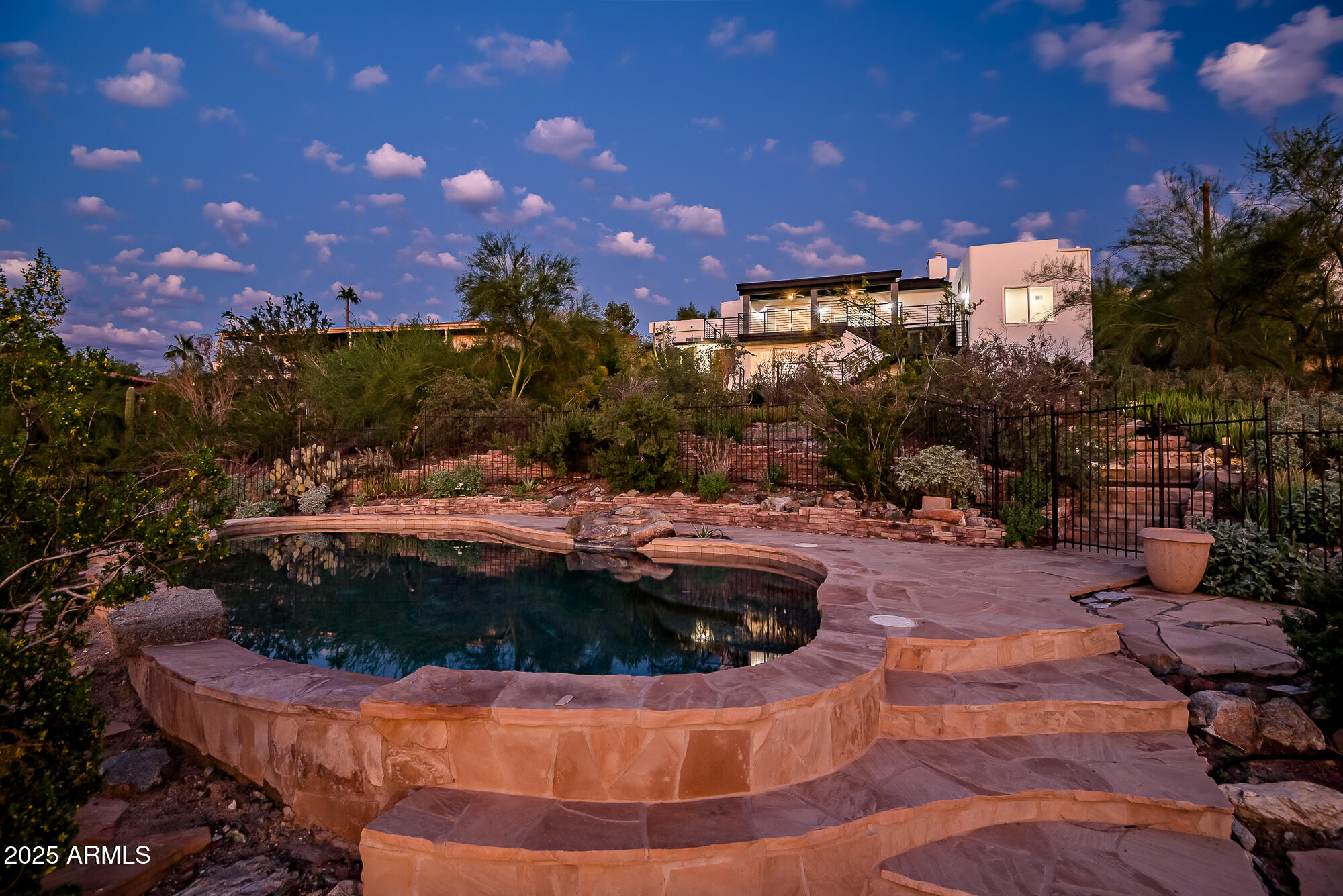 13428 North 16th Place Phoenix, AZ 85022 - Photo 21 of 29 a swimming pool with outdoor seating and city view