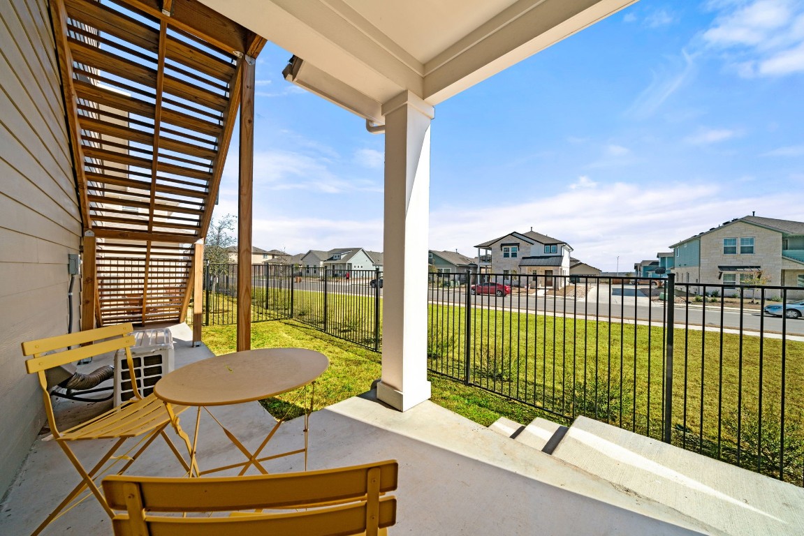 8417 Laughlin Lane Austin, TX 78744 - Photo 23 of 38 a view of a terrace with chairs
