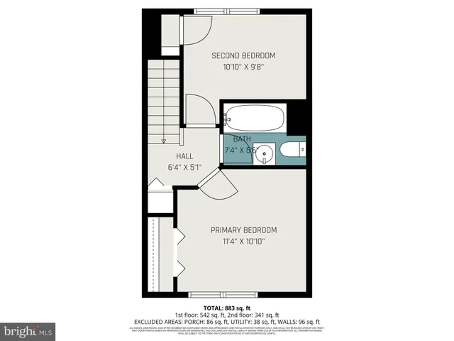 a picture of a bench in front of a door