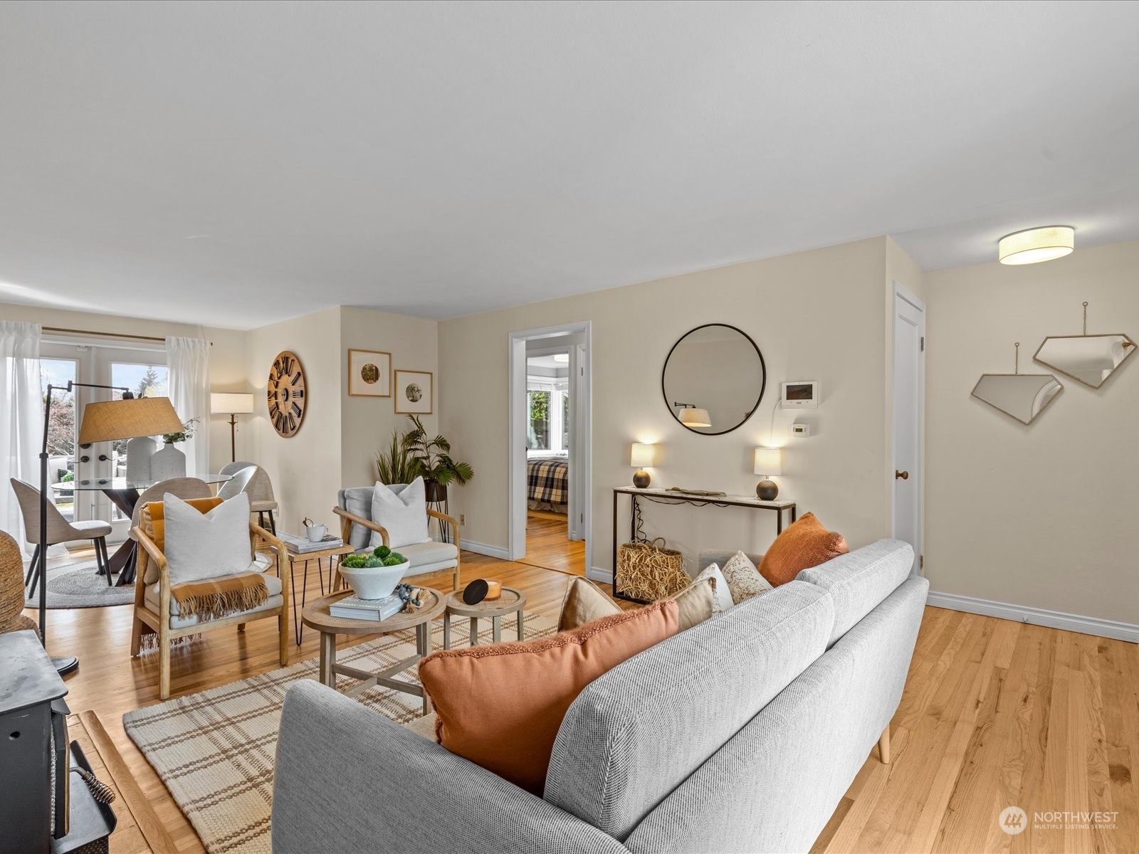 3735 Southwest 106th Street Seattle, WA 98146 - Photo 15 of 30 a living room with furniture and wooden floor