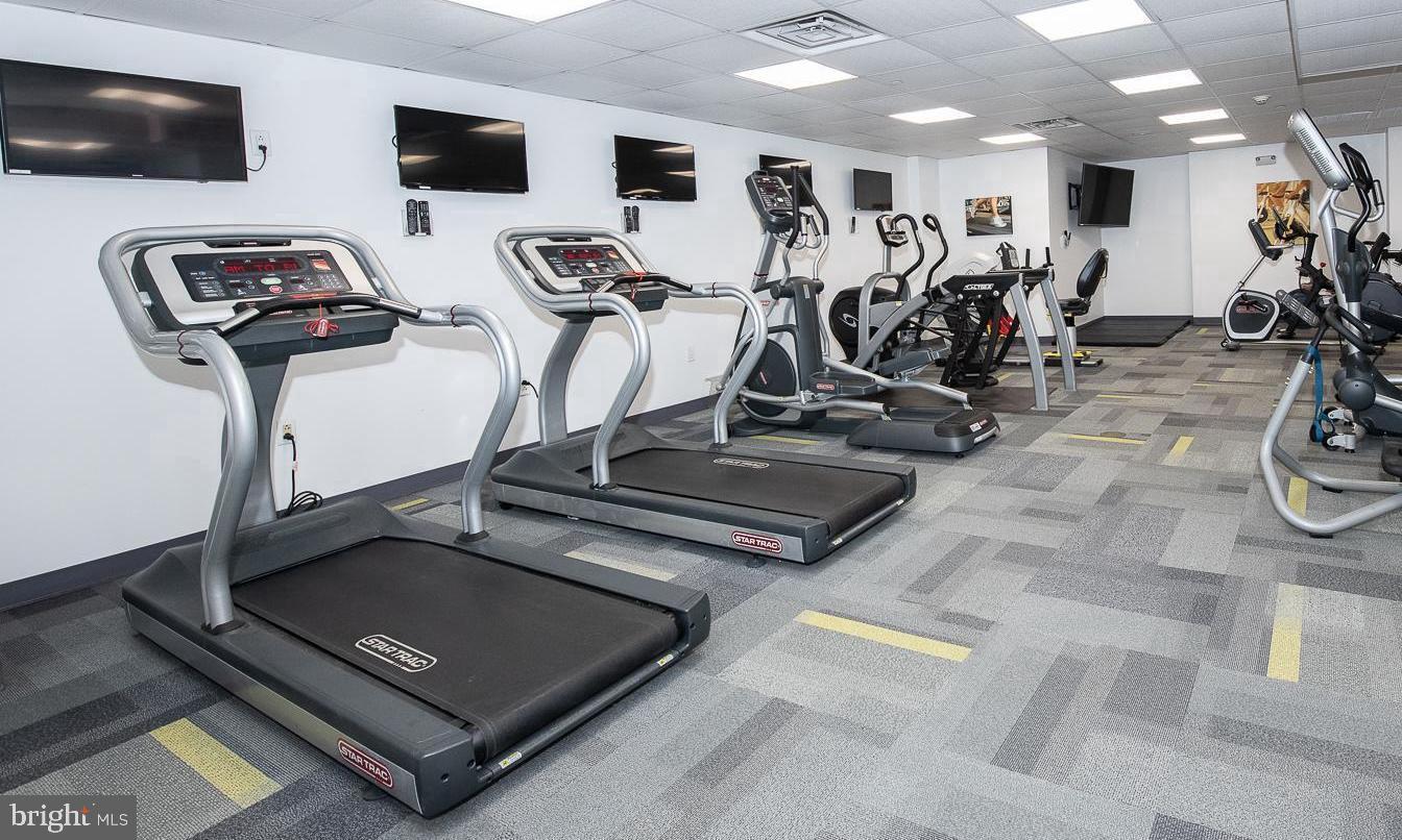 191 Presidential Boulevard, Unit R403 Bala Cynwyd, PA 19004 - Photo 28 of 30 a view of a room with gym equipment