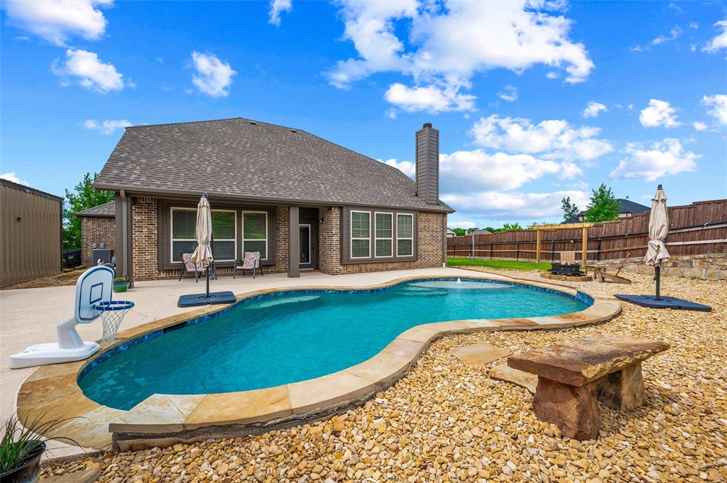1215 The Trails Drive Blue Ridge, TX 75424 - Photo 29 of 40 Private Pool with Flagstone Coping.