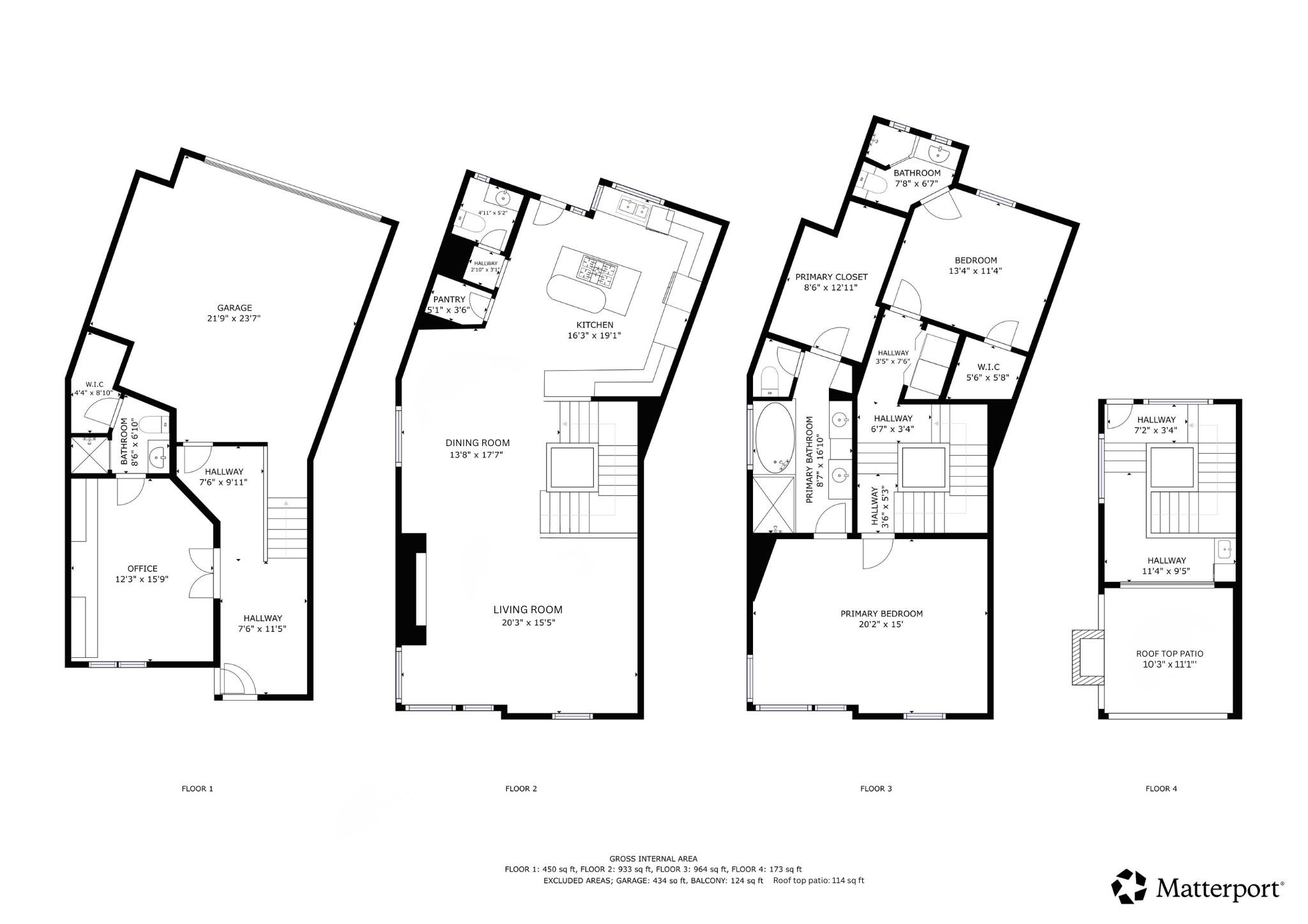 1610 Calumet Street Houston, TX 77004 - Photo 46 of 46 FLOOR PLAN OVERVIEW