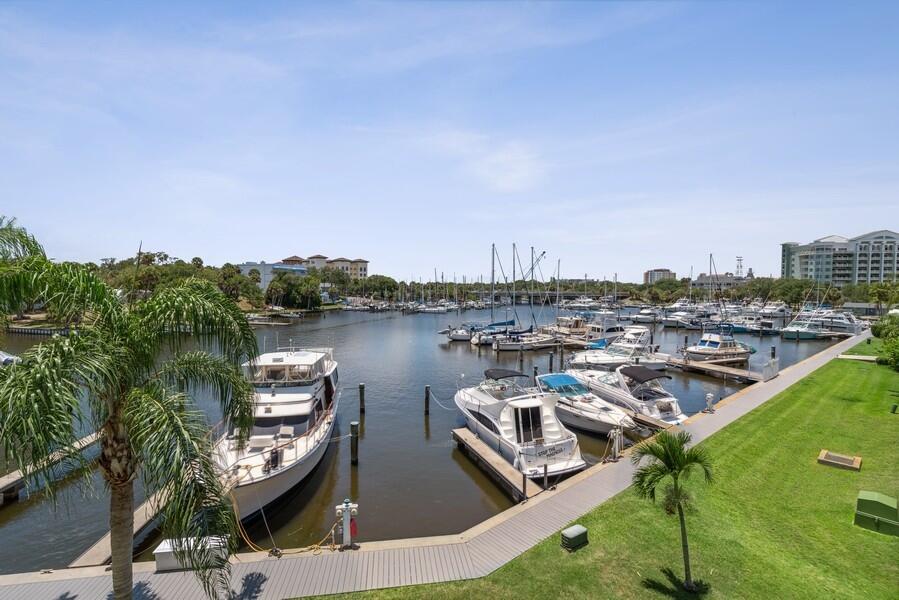 2240 Front Street, Unit 103 Melbourne, FL 32901 - Photo 36 of 37 a view of a lake with a city