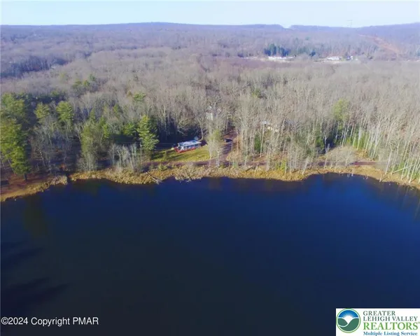 a view of a city from a lake